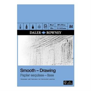 Daler Rowney Smooth Drawing Pad A3, A4 and A5